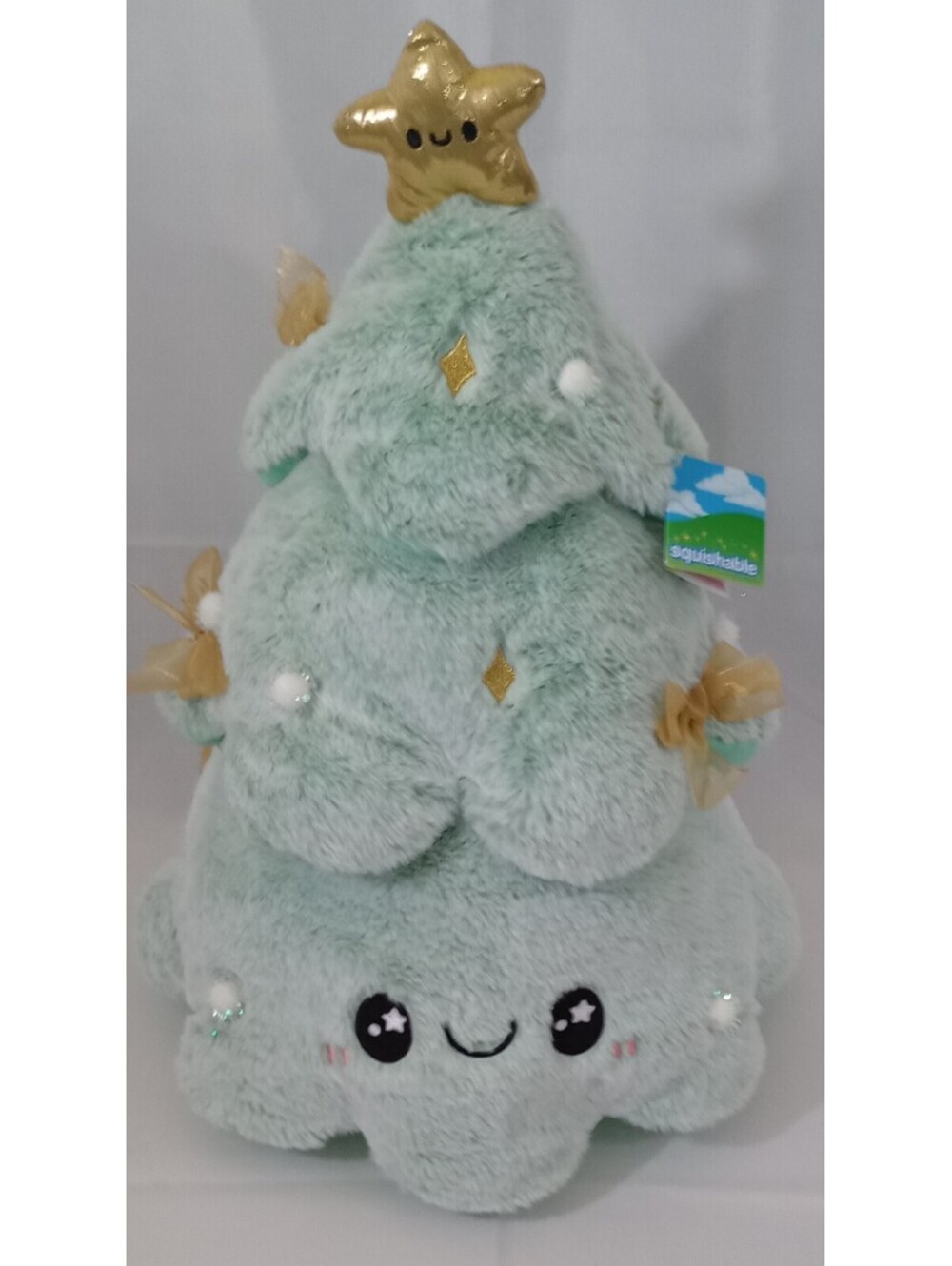 Flocked CHRISTMAS Tree SQUISHABLE SQU-117448 Approx 18" Tall w/ Tag Squishmallow